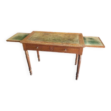 BUREAU ANCIEN A 2 TABLETTES DU XIX ème SIECLE