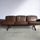 De Sede DS31 sofa in brown leather, 1970s