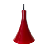 Red and opalin glass suspension.