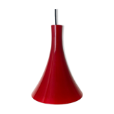 Red and opalin glass suspension.