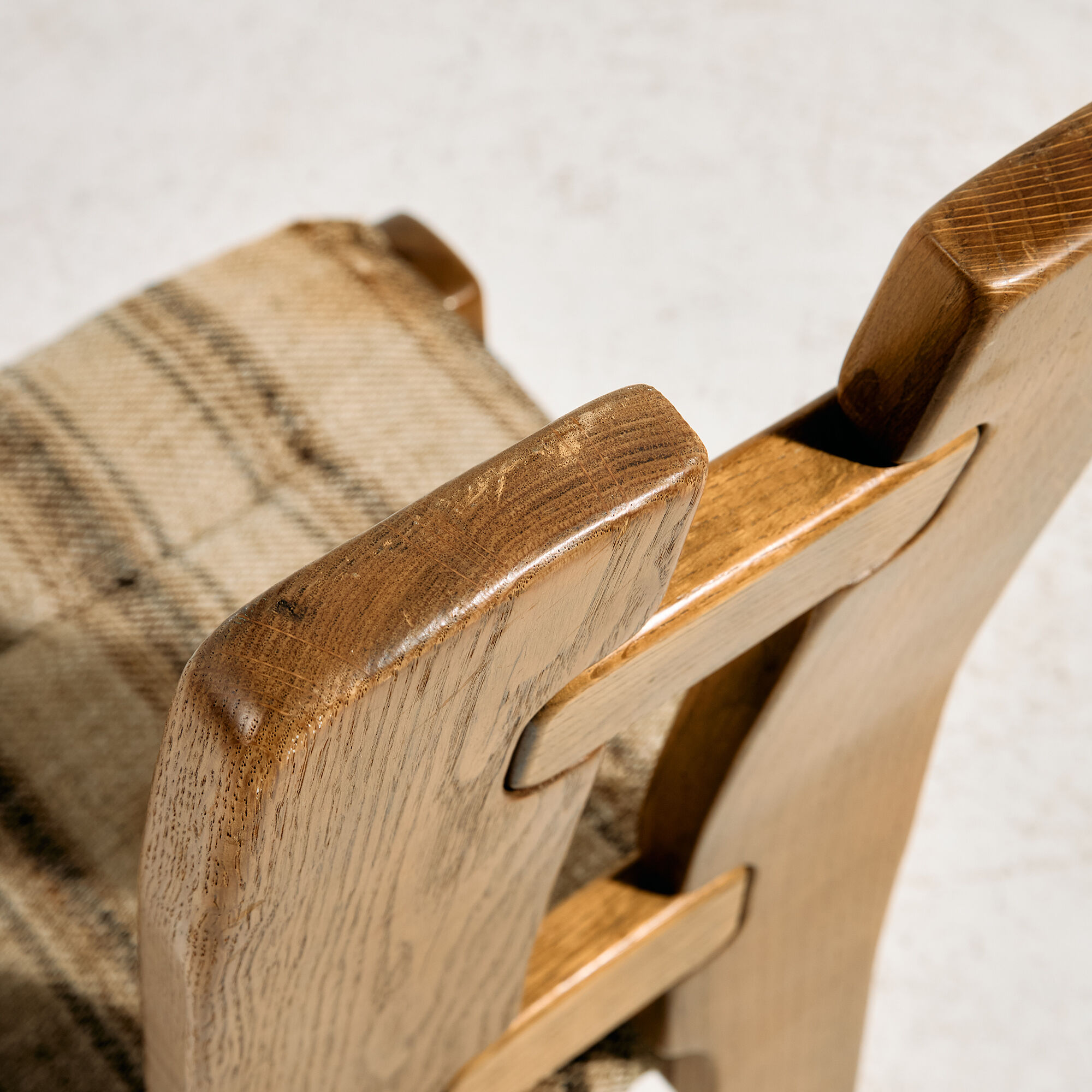 Oak dining chair, set of 4