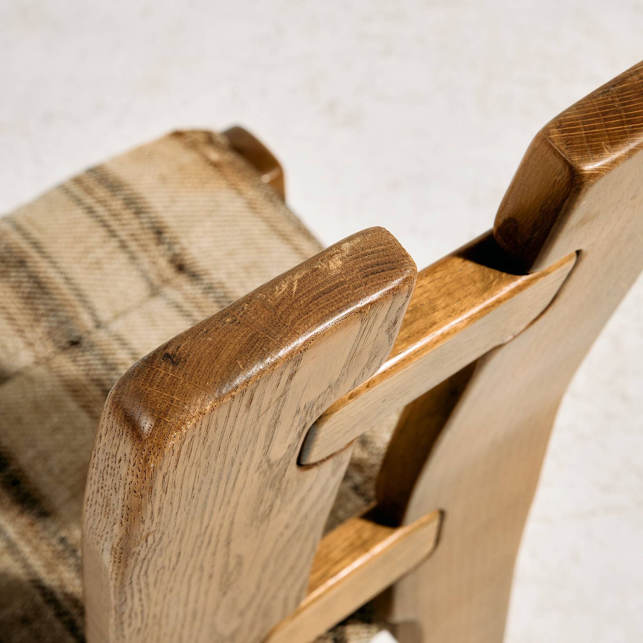 Oak dining chair, set of 4
