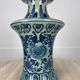 Chinese porcelain vase, blue, 20th century.