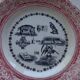 Lot of 10 Gien opaque porcelain dessert plates