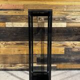 Metal and glass column by Pierre Vandel