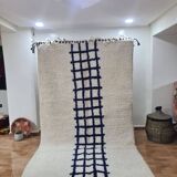 Handmade wool Berber rug 250x150 cm
