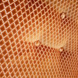 Pair of vintage mustard velvet chairs