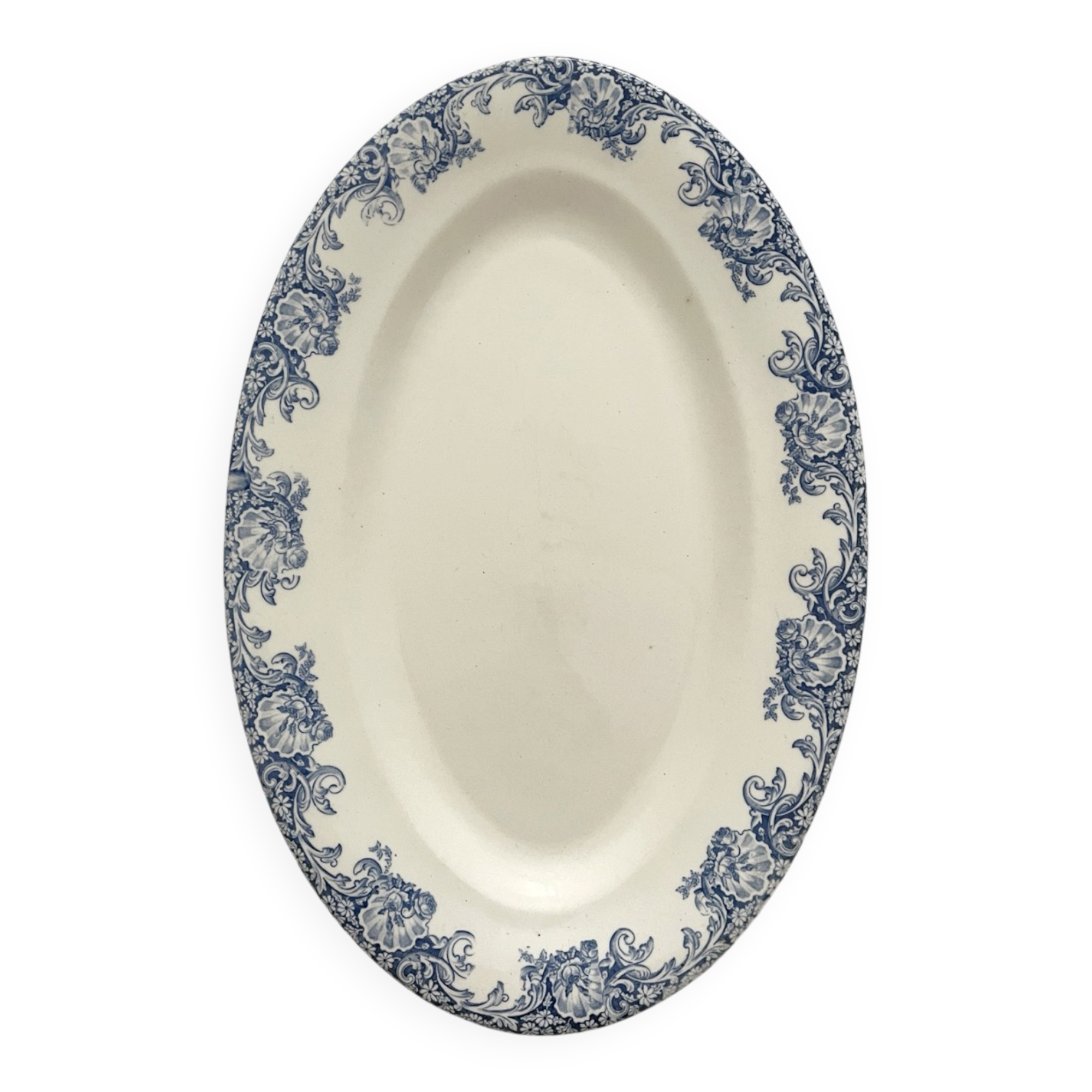 Oval dish in ironstone "Montespan" Salins