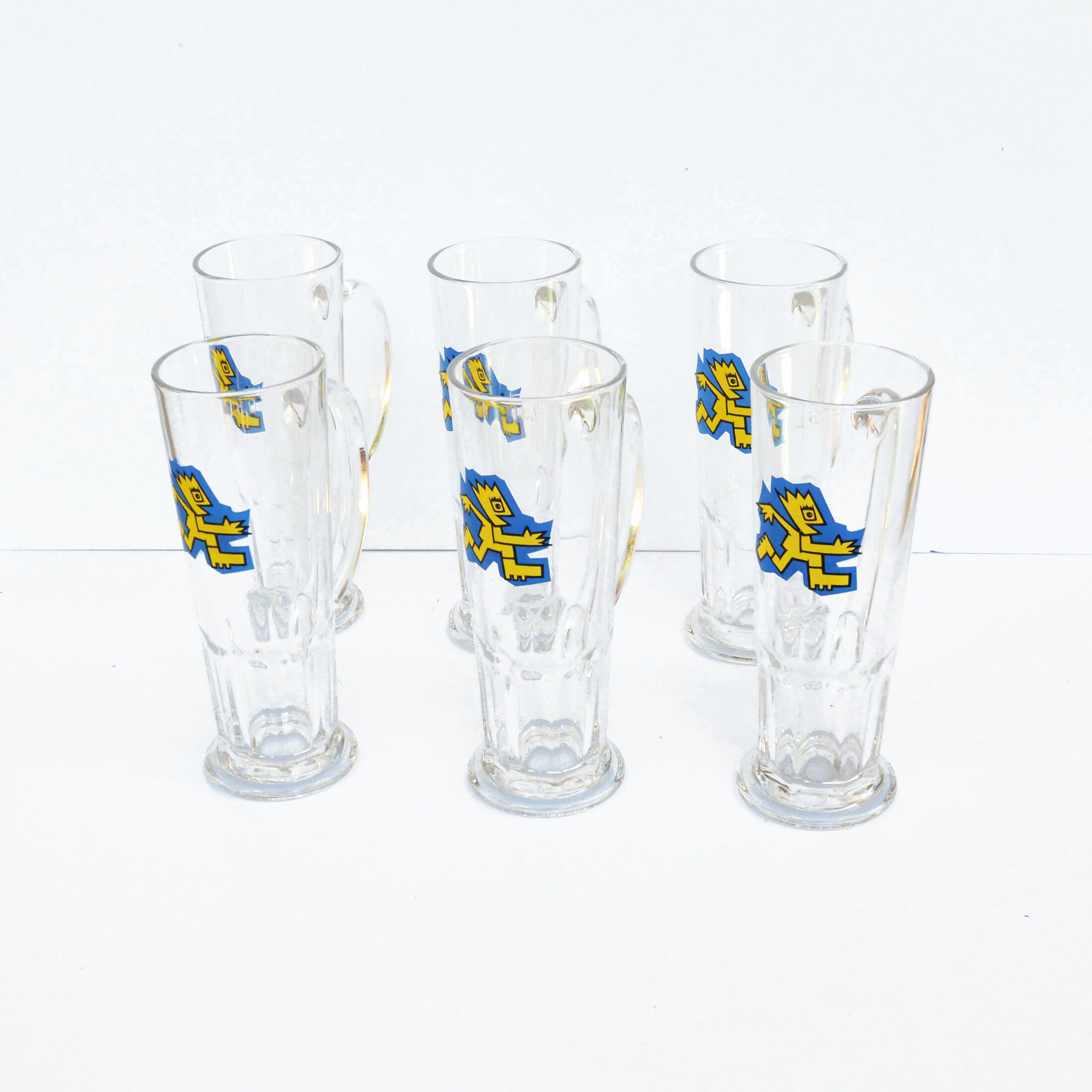 Set of six beer mugs 300ml Sahm Germany