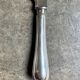 Christofle silver-plated pie server, "Spatours" pattern.