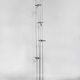 Vintage acrylic glass floor lamp, Italy, 1980s