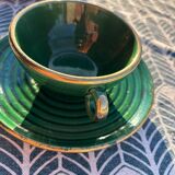 4 vintage Art Deco cups