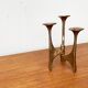 Mid-Century Brutalist Candleholder from Harjes, Germany, 1960s