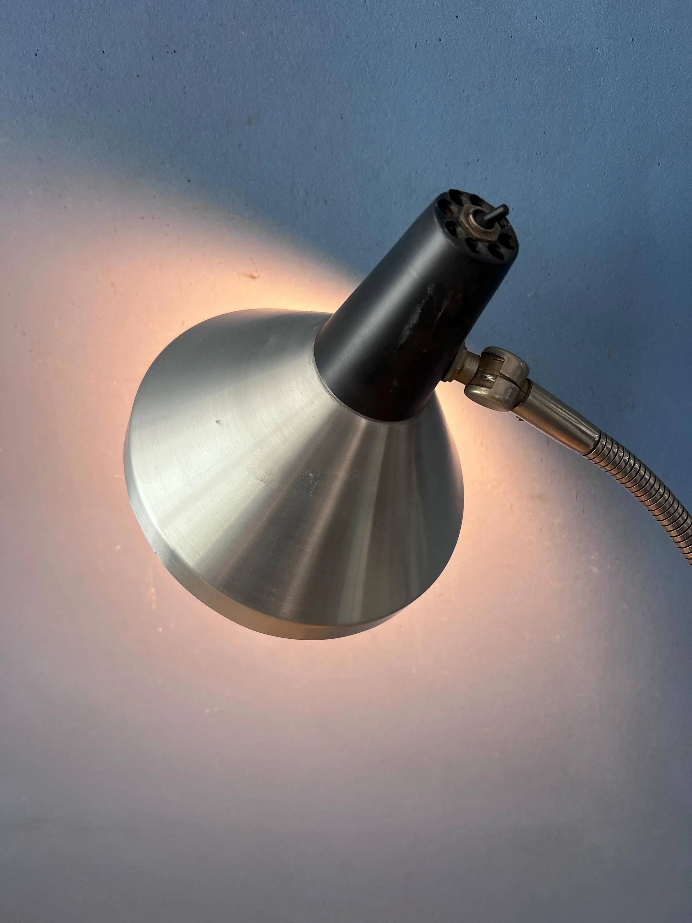 Vintage black metal floor lamp Anvia