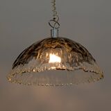 Attributed to AV Mazzega Mid-Century Modern Italian Murano Glass Pendant, 1970s