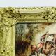 Wilfrid Constant Beauquesne -  Huile Sur Toile « Combat de cavaliers »