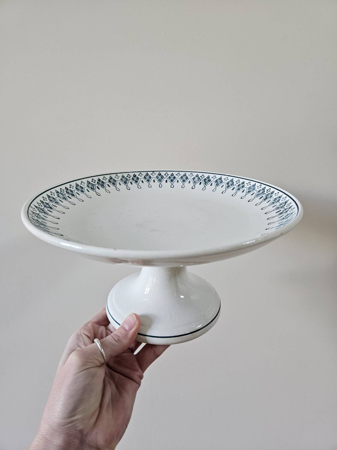 Old St Amand fruit bowl