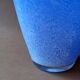Grand vase en verre bleu 37cm