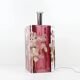 Large Italian lucite table lamp with flowers by Romeo Rega