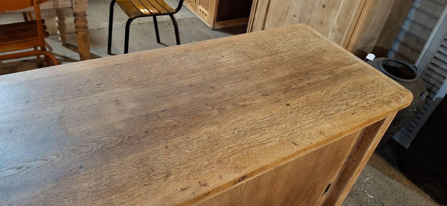 Low sideboard with sliding doors