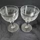 Verres à vin en cristal Baccarat Pompadour