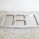 Vintage stainless steel aperitif dish