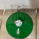 Farmhouse enameled pendant light