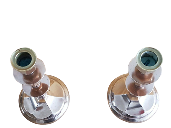 Vintage copper candlesticks