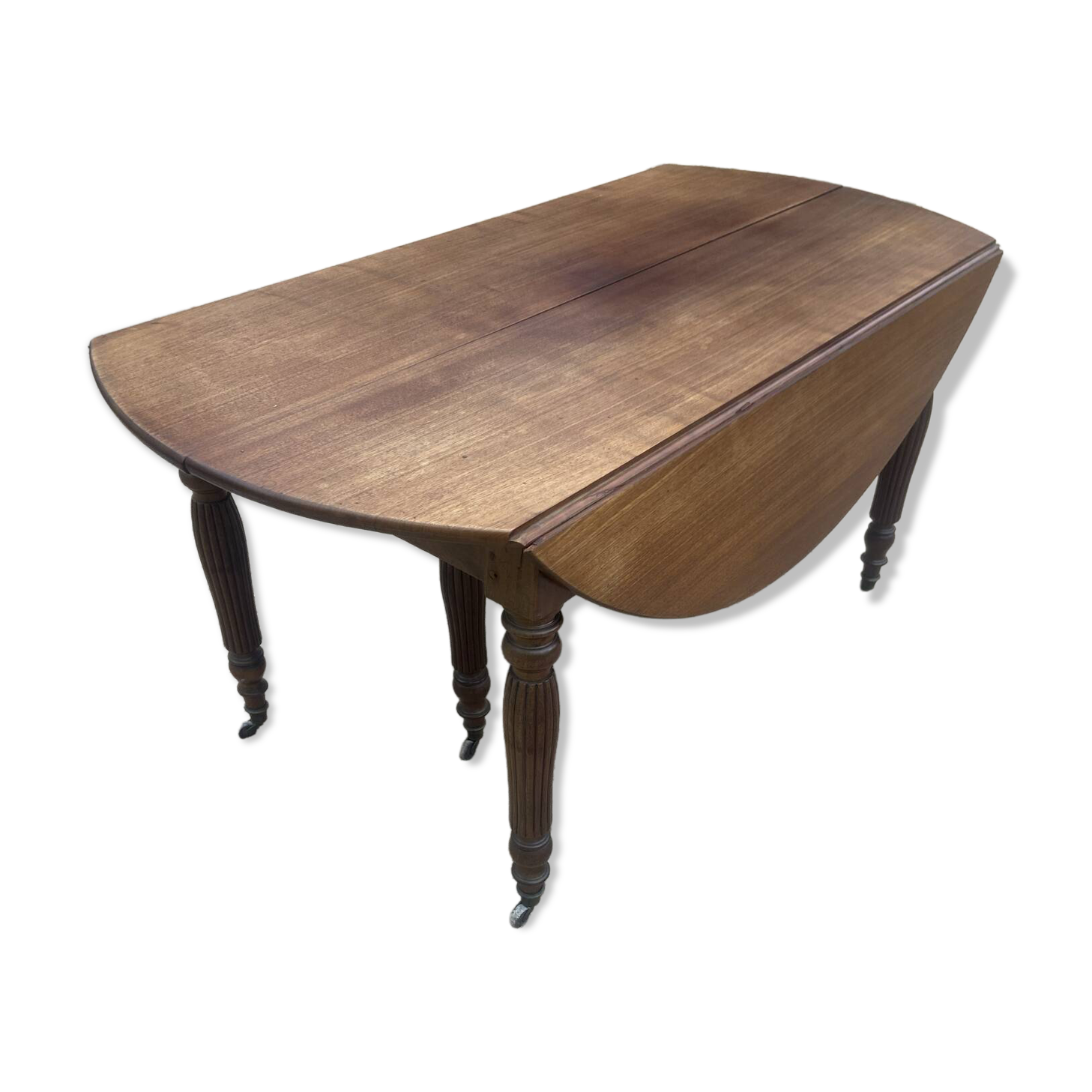 Table de salle à manger à rabats, vers 1850