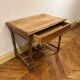 Small antique wooden desk Henri II 2 tables