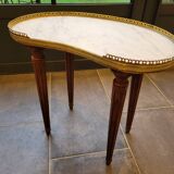 Carrara marble kidney table