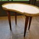 Carrara marble kidney table