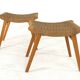 Footstool in the style of Audoux Minet | mid century modern vintage design