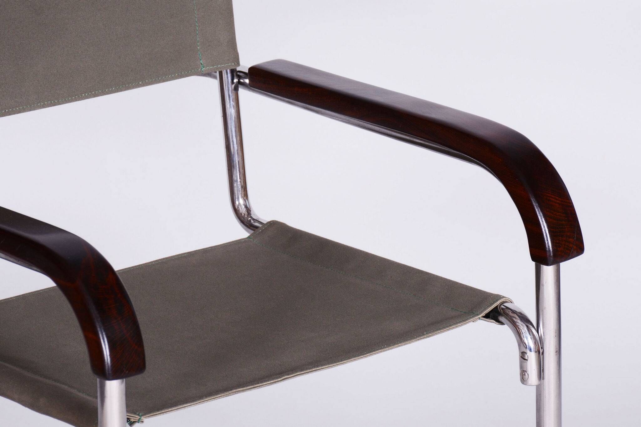 Restored Bauhaus Armchair, Thonet, Marcel Breuer, Czechia, 1930s