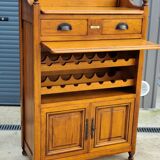 Buffet bar and wine cellar