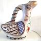 Zoomorphic ceramic pitcher design 70s