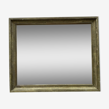 Old gold frame with channels 48x58cm