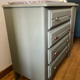 Olive green chest of drawers