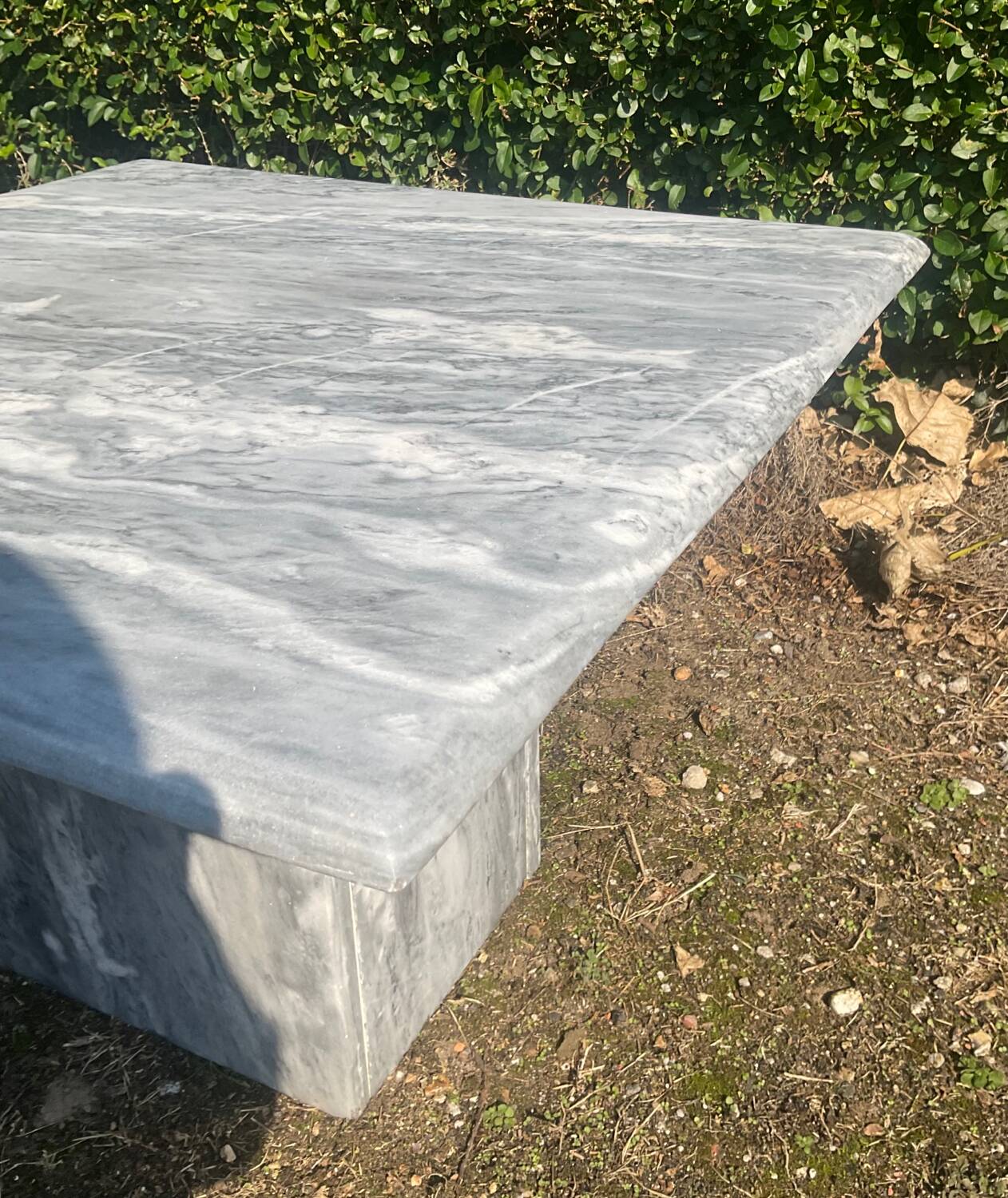 70s marble coffee table