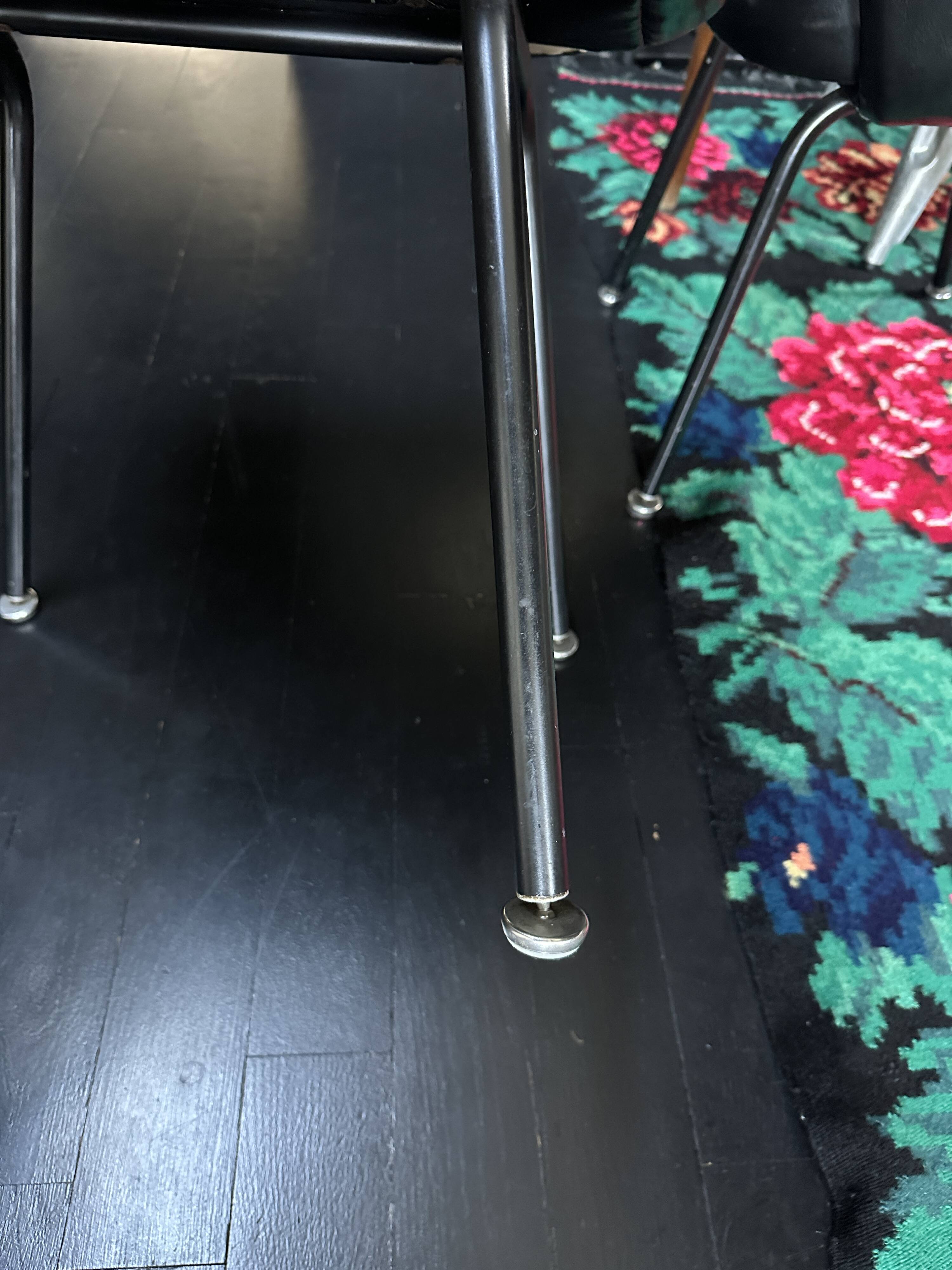 Eero Saarinen conference chairs black