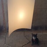 Lampe de sol vintage design italien Prandina 33f volumes lumineux - 128 cm