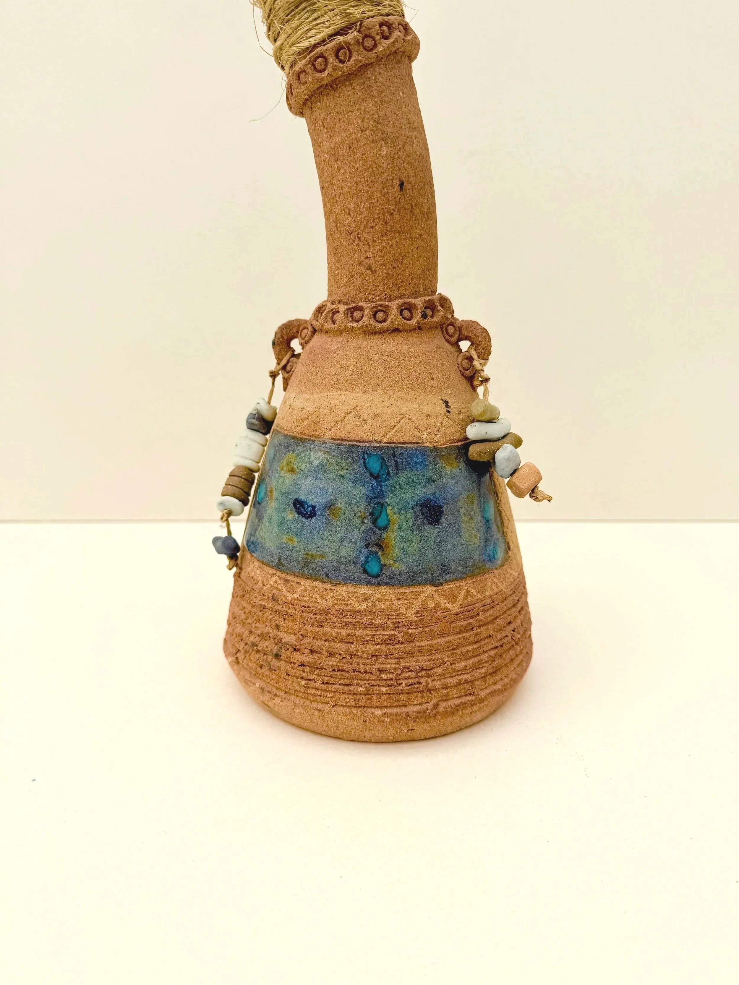 Signed ceramic vase