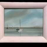 Painting on canvas signed serot