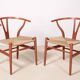 4x Hans J. Wegner Early CH24 Chaise Wishbone, années 1960