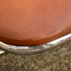 10 vintage skai and chrome metal folding chairs 1970