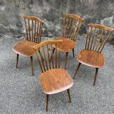 Set of 4 Menuet Baumann chairs