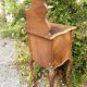WOODEN BEDSIDE TABLE STYLE LOUIS XV ROCAILLE