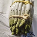 Plat à asperges en barbotine