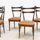 6 chaises de salle à manger italiennes