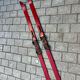 Paire de skis vintage en bois L=170cm